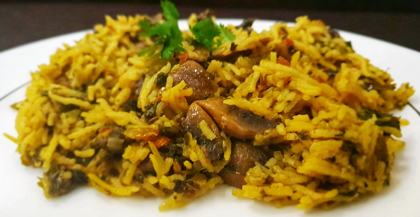 Mushroom Biriyani